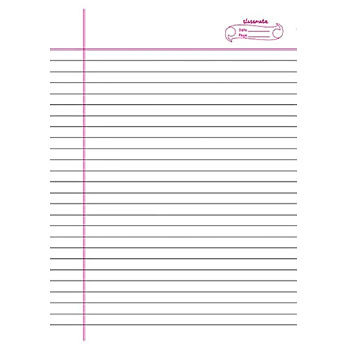 Classmate Single Line Notebook - 24 x 18 cm, 172 Pages