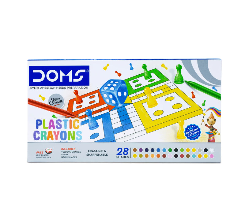 DOMS Plastic Crayons