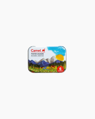 Camel Poster Colours — 6 Shades x 10 ml, Plastic Pack