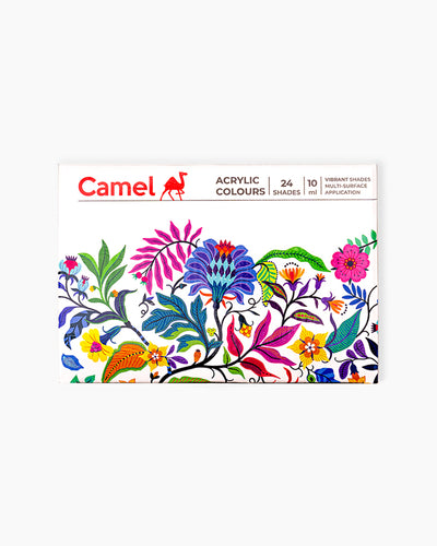 Camel Acrylic Colours — 24 Shades x 10 ml