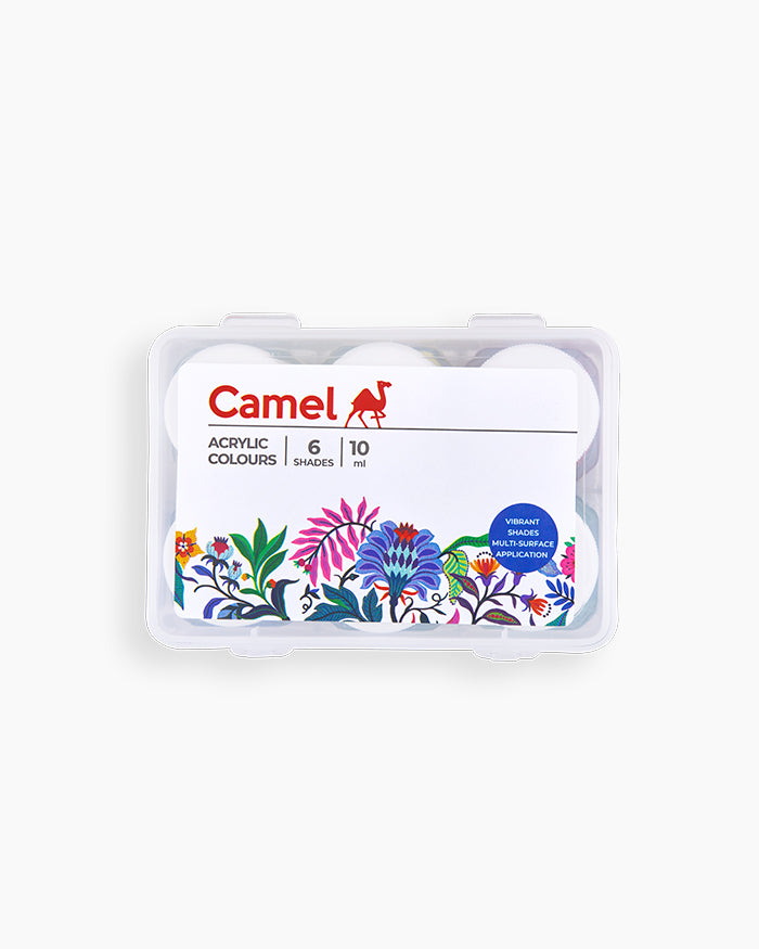 Camel Acrylic Colours — 6 Shades x 10 ml (Ultra Range)