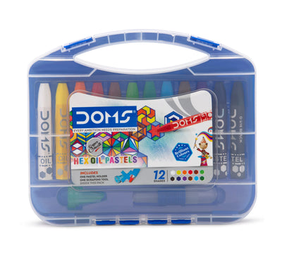 DOMS Oil Pastels Plastic Hexagonal Pack