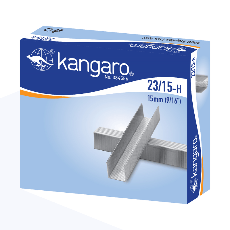 Kangaro 23/15-H heavy duty staple pins