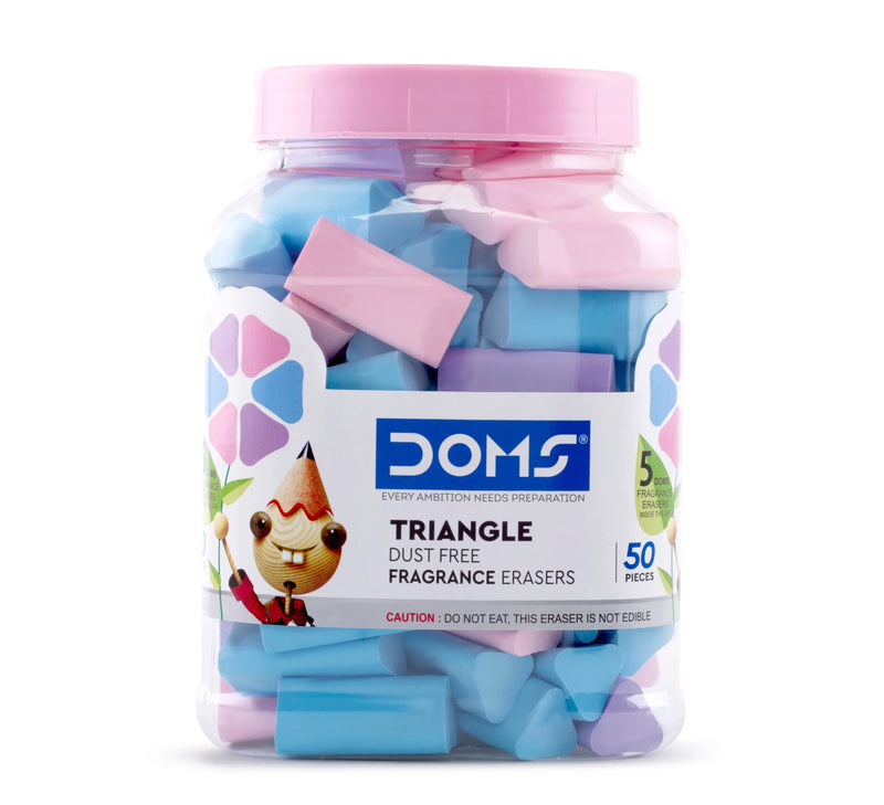 DOMS TRIANGLE FRAGRANCE ERASERS