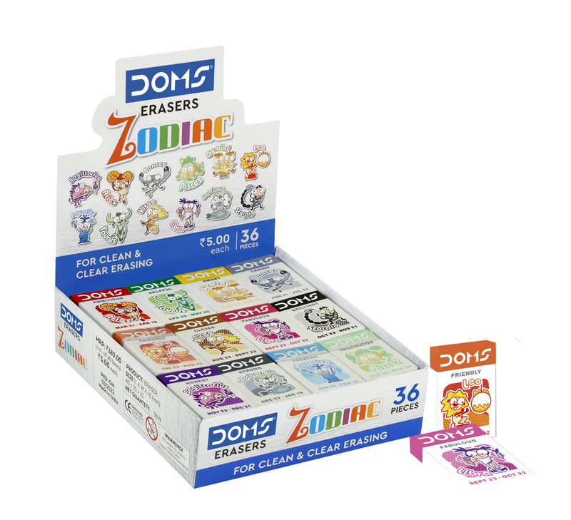 DOMS ZODIAC ERASERS