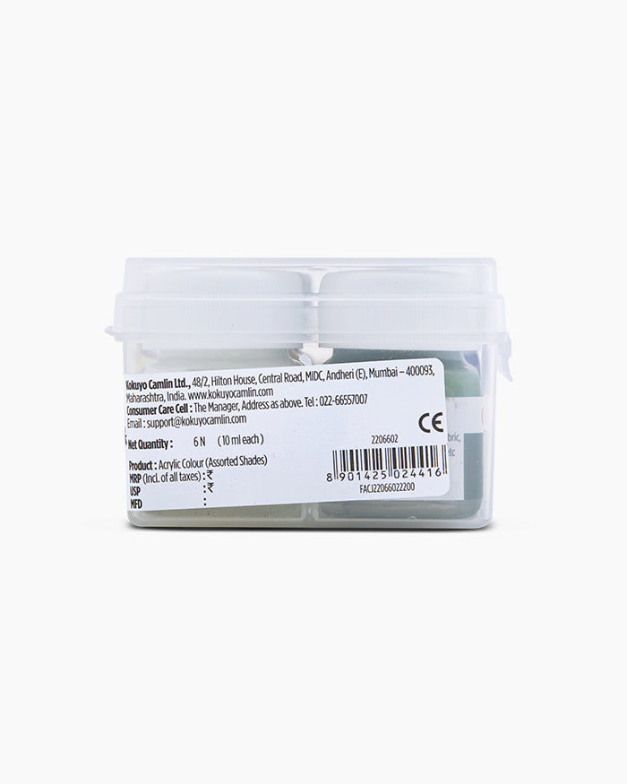 Camel Acrylic Colours — 6 Shades x 10 ml (Ultra Range)