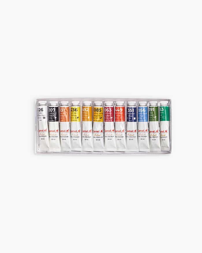 Camel Artist Oil Colours — 12 Shades x 20 ml