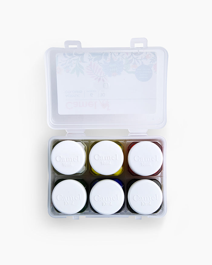 Camel Acrylic Colours — 6 Shades x 10 ml (Ultra Range)