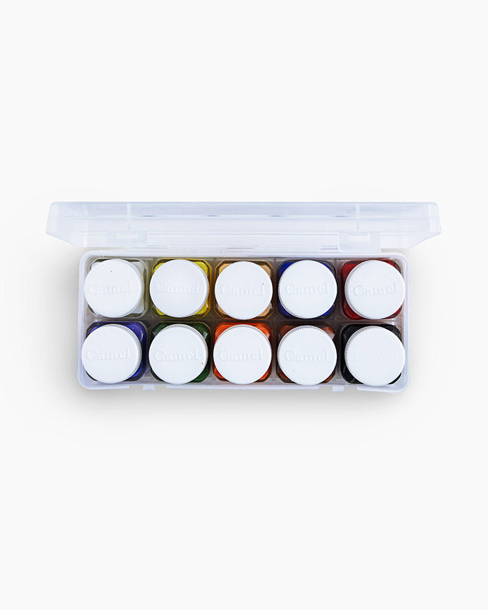 Camel Acrylic Colours — 10 Shades x 15 ml (Ultra Range)