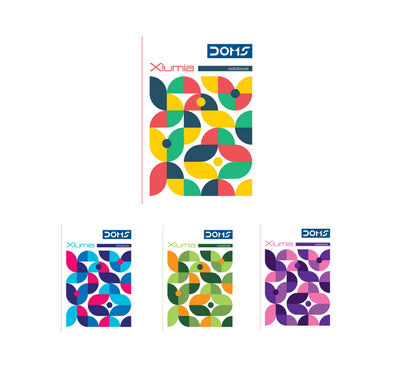 DOMS Xlumia Colour Single line 21 x14.8Cm Notebook