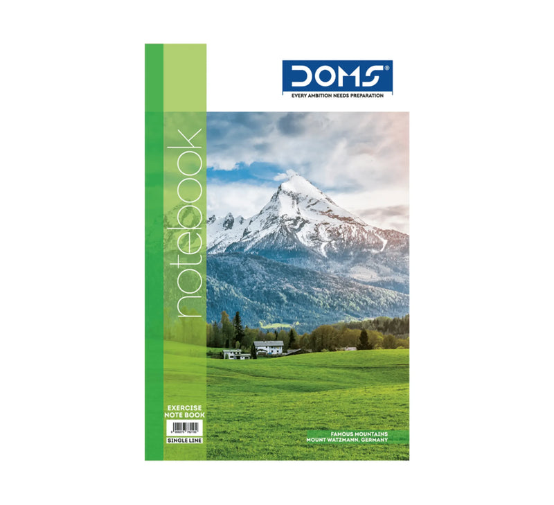 DOMS 33x21Cm Unruled Notebook(Famous Mountains Series)