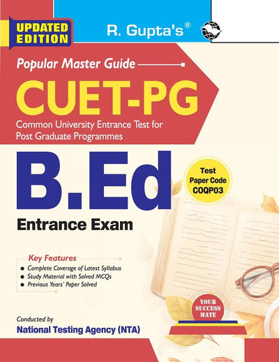 R. Gupta's CUET-PG B.Ed Entrance Exam Guide [English Medium]