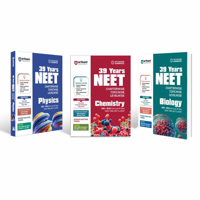 Arihant 39 Years NEET PCB combo set of 3 books