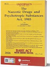 The Narcotic Drugs and Psychotropic Substances Act, 1985 - Universal's Bare Act 2026 Edition cover