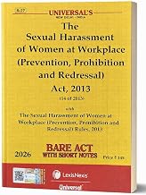The Sexual Harassment of Women at Workplace Act, 2013 - Universal's Bare Act 2026 Edition cover