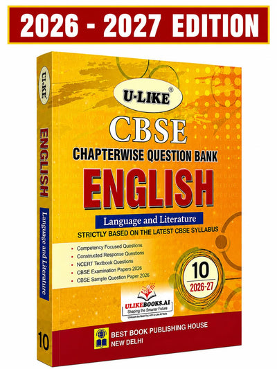 Ulike ENGLISH LANG. & LITERATURE Question Bank Sample Papers 2026-27 Edition - Class 10