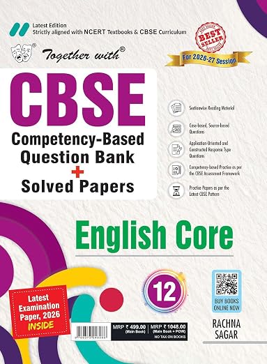 Together with English Core Question Bank Class 12