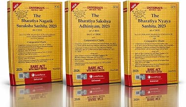 New Criminal Laws Combo (BNS, BNSS & BSA) - Universal's Bare Act 2026 Edition cover