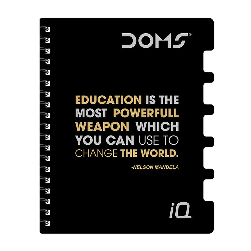 DOMS IQ Executive 1 Subject Single Line Wiro Notebook