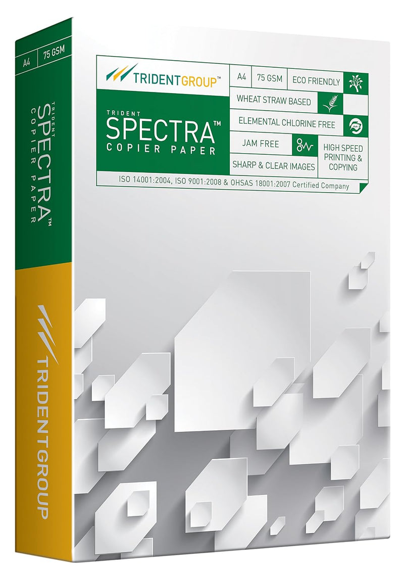 Trident Spectra Copier A4 75 GSM copier paper, pack of 5 reams