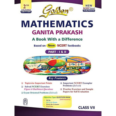 Golden Mathematics (Ganita Prakash) Study Material (New NCERT) - Class 7 [2026-27 Edition]