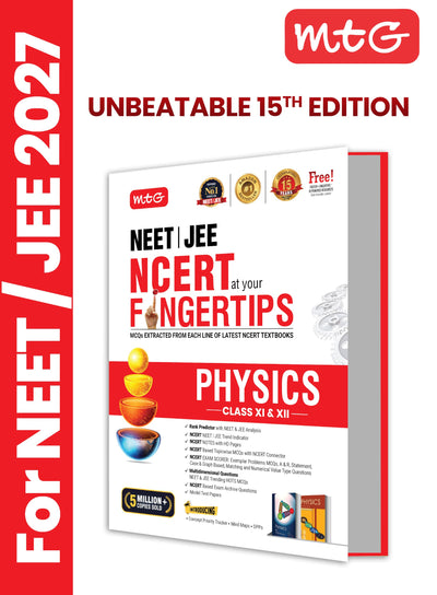 MTG NCERT at your Fingertips Physics book cover