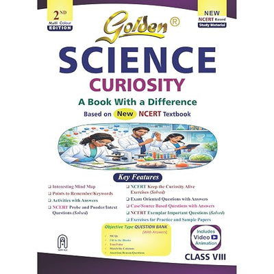 Golden Science (Curiosity) Study Material (New NCERT) - Class 8 [2026-27 Edition]