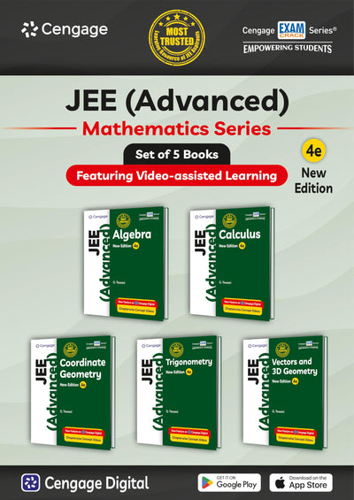 Cengage Mathematics Combo for JEE Advanced Set of 5 Books by G. Tewani