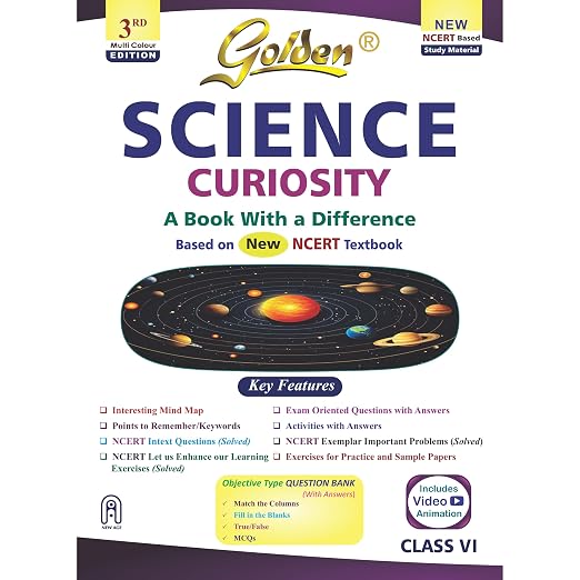 Golden Science (Curiosity) Study Material (New NCERT) - Class 6 [2026-27 Edition]