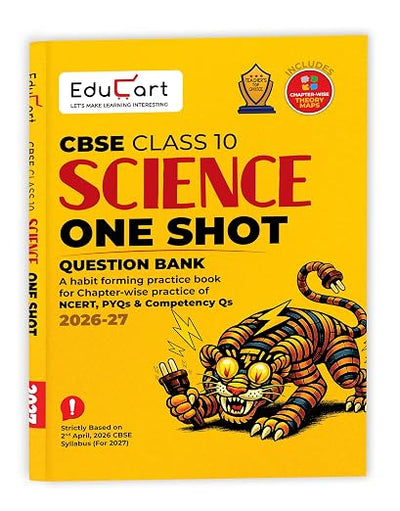 Educart Science One Shot Question Bank Class 10