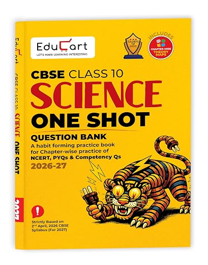 Educart Science One Shot Question Bank Class 10