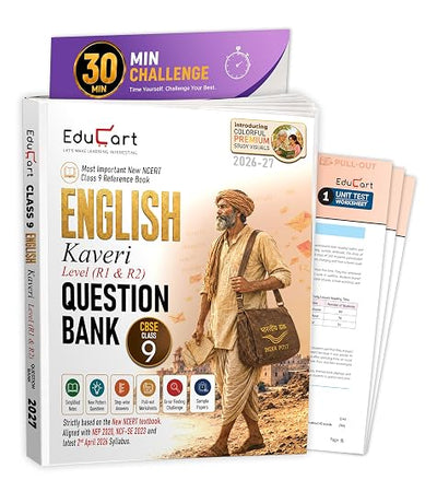 Educart English Question Bank Class 9