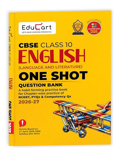 Educart English Language Literature One Shot Question Bank Class 10