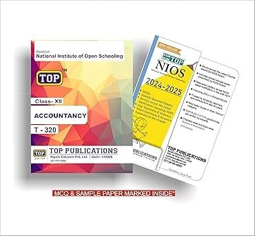 TOP NIOS Accountancy Guide T-320 - Class 12 [2026 -27 Edition]