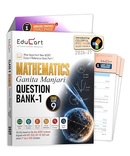 Educart Mathematics Question Bank Class 9