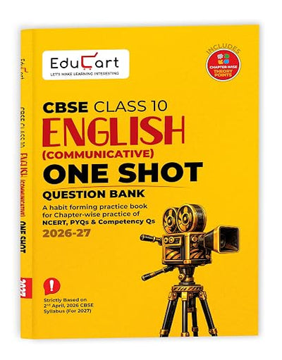 Educart English Communicative One Shot Question Bank Class 10