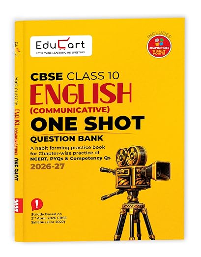 Educart English Communicative One Shot Question Bank Class 10