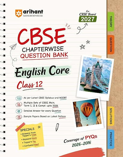 Arihant English Core Chapterwise Question Bank Class 12
