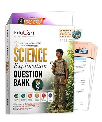 Educart Science Question Bank Class 9