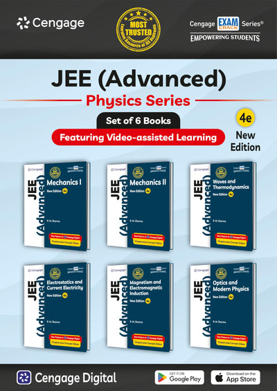 Cengage Physics Combo for JEE Advanced Set of 6 Books by B.M. Sharma