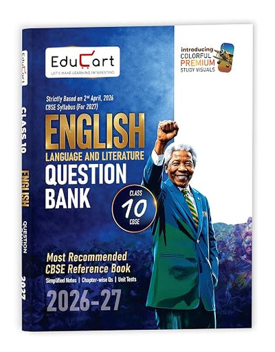 Educart English Language Literature Question Bank Class 10