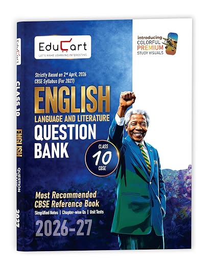 Educart English Language Literature Question Bank Class 10