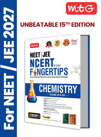 MTG NCERT at your Fingertips Chemistry book cover