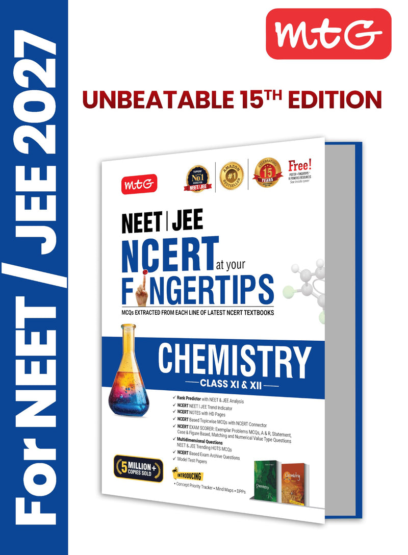 MTG NCERT at your Fingertips Chemistry book cover