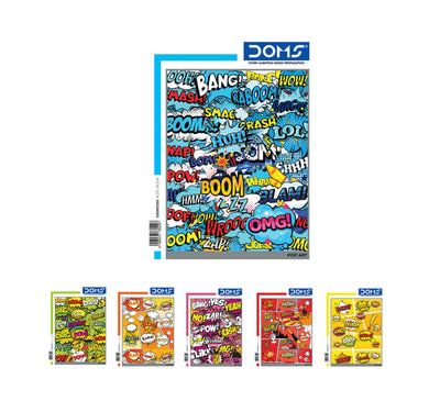 DOMS Unruled Notebook(Pop Art Series)