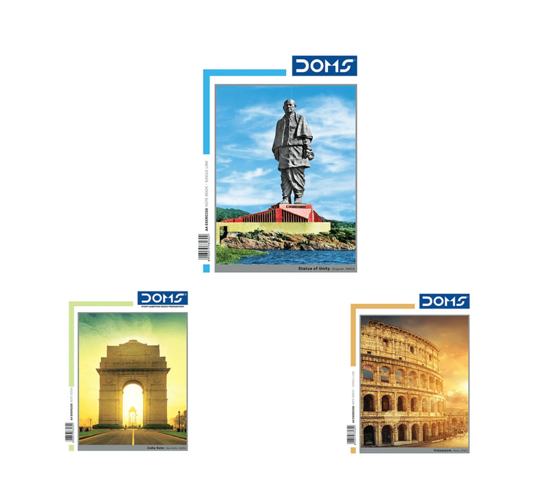 DOMS Single Line Notebook(POP Art Series)