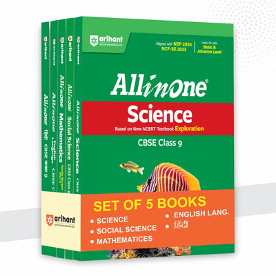 Arihant All In One Class 9 Set of 5 Books 2026-27