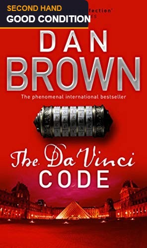 The Da Vinci Code by Dan Brown - second hand book, good condition