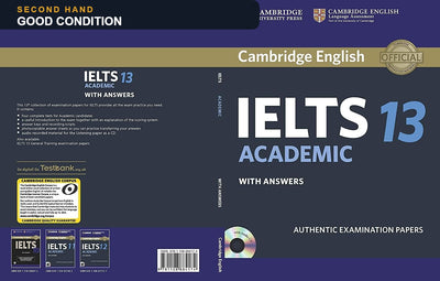 Cambridge IELTS 13 Academic with Answers — second hand, good condition