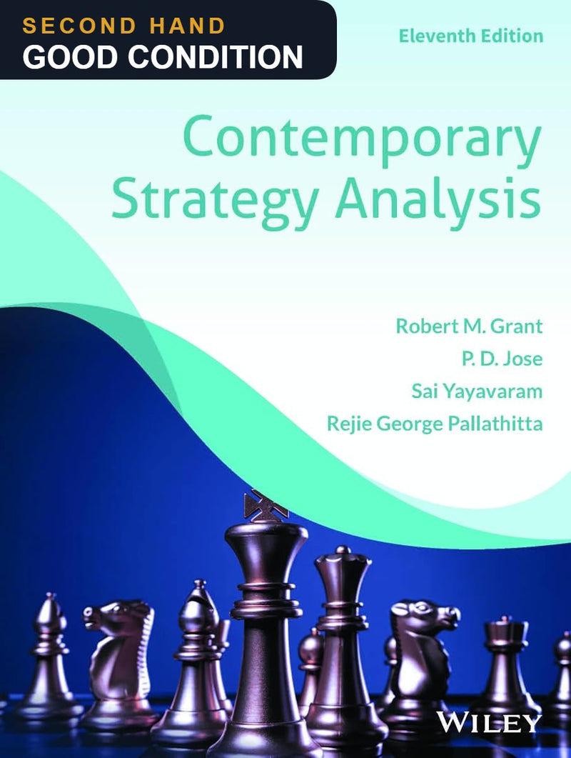 Contemporary Strategy Analysis 11th Edition — second hand, good condition